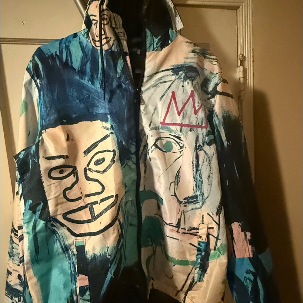 Abstract Art Jean Michel-Basquiat Member Only Men's Jacket